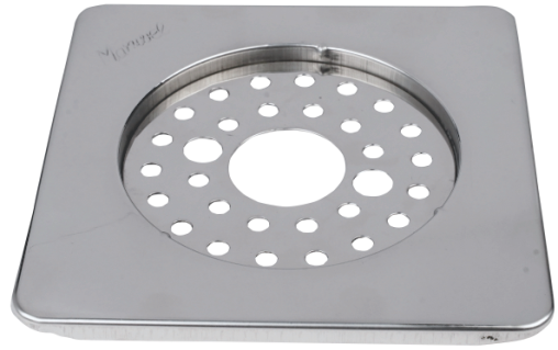 6" x 6" Square Silver Lock Hole Trap