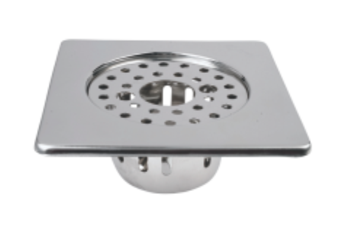 6" x 6" Cockroach Trap Square Silver Hole Lock