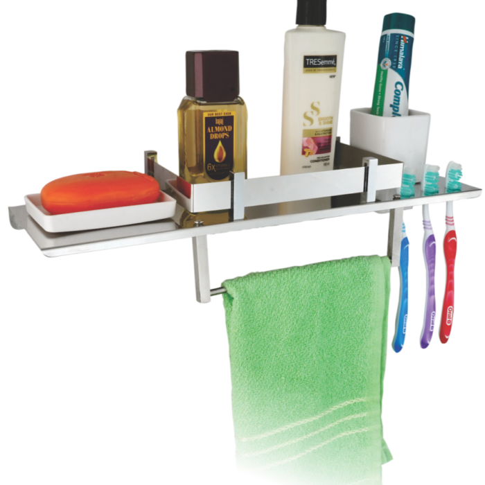 Audi 4 in 1 Soap Dish & Brush Stand