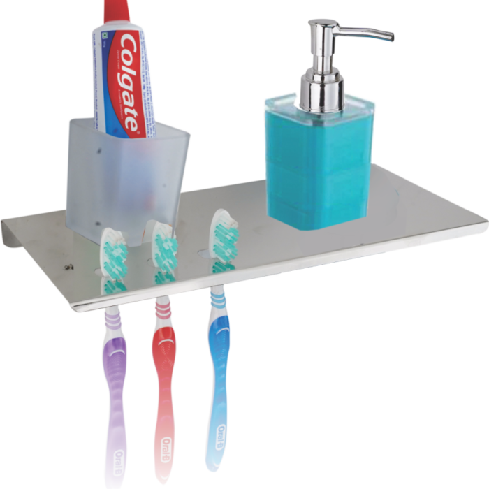 Brush Stand & Shampoo Dispenser