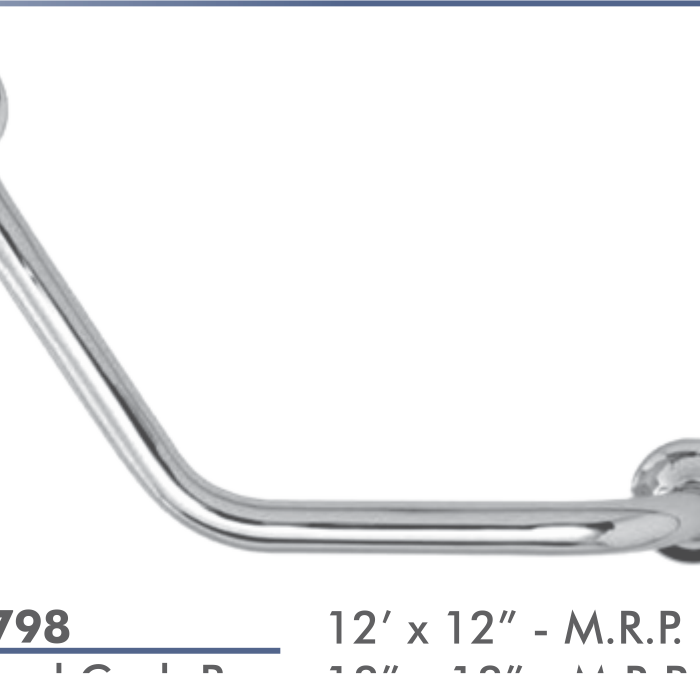 Curved Grab Bar 18"x18"