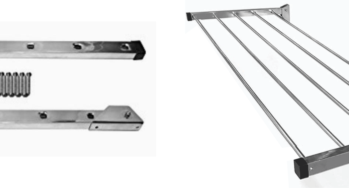 Wall Mounted Cloth Stand 5 Hole